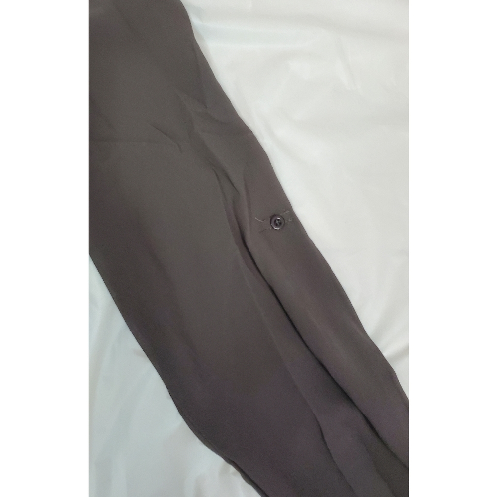 Grey Chic High-Low long-sleeved boho blouse - Picture 8 of 11
